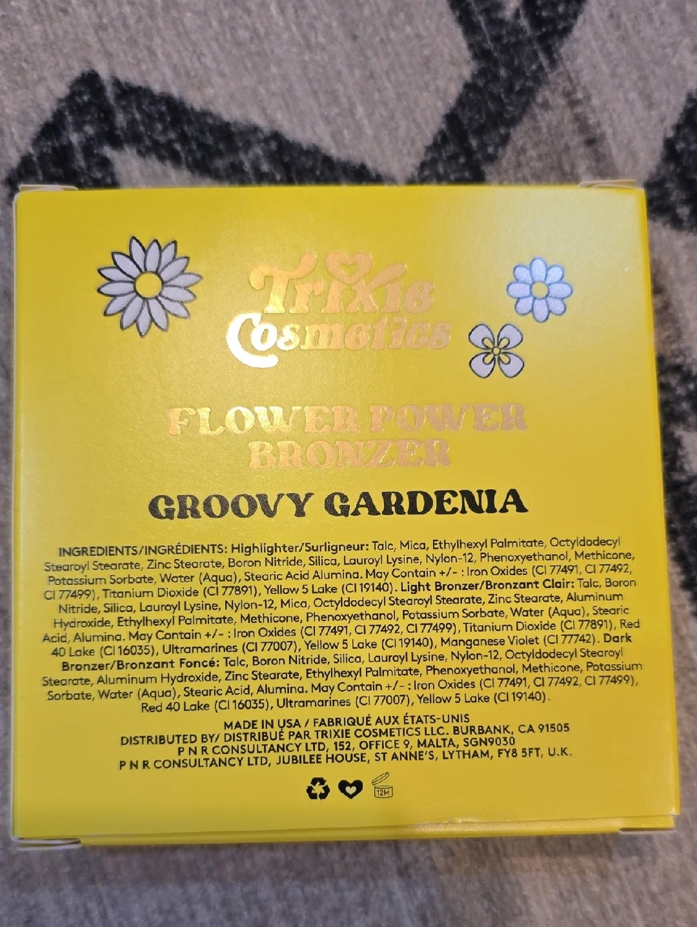 Trixie Cosmetics Flower Power Bronzer Trio - Groovy Gardenia